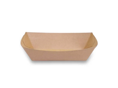 Kraft Paper Food Tray | Boat Tray | 1250 ML