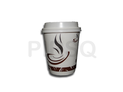 Paper Cup With Lid | Double Coated | 250 ML  Image