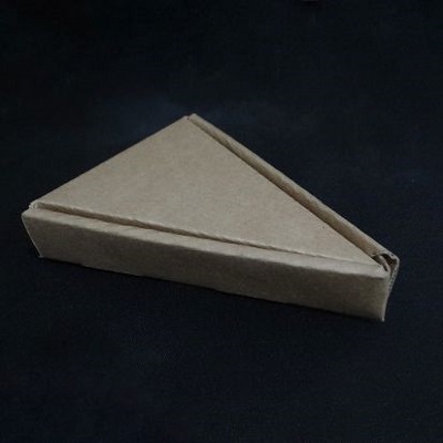 Pizza Slice Box | L-6.5" x W-4.5" x H-1.2" Image