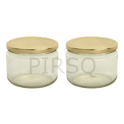 Glass Jar With Cap | 350 Gram Image
