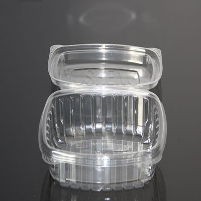Square Plastic Transparent Container With Lid | 500 ML Image