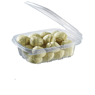 Plastic Container With Lid | Hinged | 500 ML Image