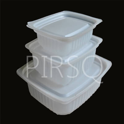 Biryani Container With Lid | Deli Tray Hips | 250 ML Image