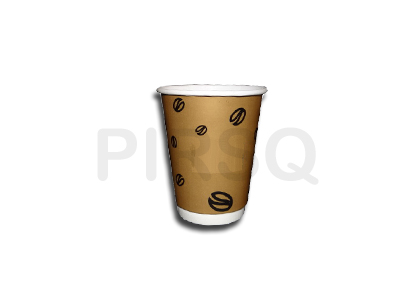 Customized Paper Cup With Lid | 350 ML Image