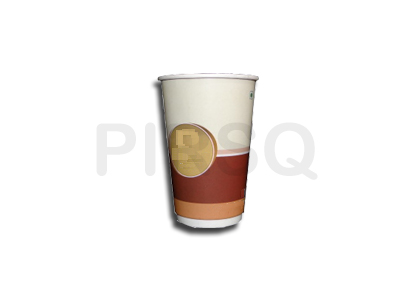 Customized Paper Cup With Lid | 400 ML Image