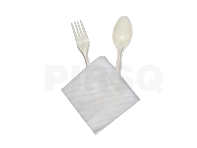 Cutlery Set | Fork | Spoon | Napkin Image