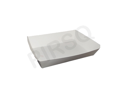 Paper Tray | White | W - 6" X L - 7" X H -1.5" Image