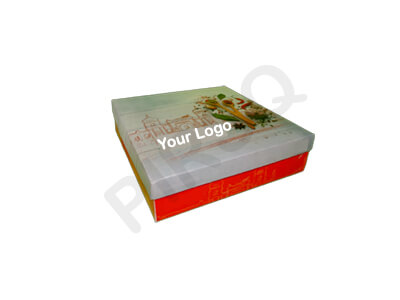 Customized Paper Box With Lid | W-8" X L-8" X L-2" Image