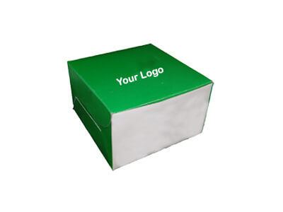 Paper Box With Logo | W-5" X L-5" X H-3" Image