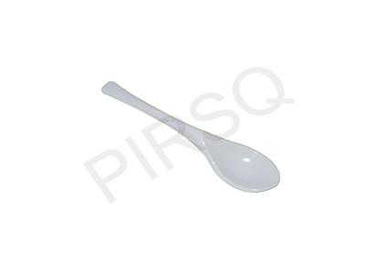 White Plastic Spoon | Ice Cream Spoon | Small Image