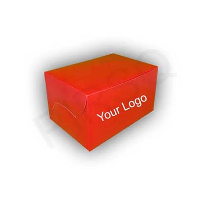 Paper Box With Logo | W-5" X L-7" X H-4" Image
