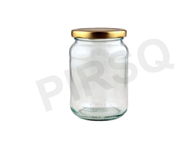Honey Glass Jar With Lid | 500 ML Image
