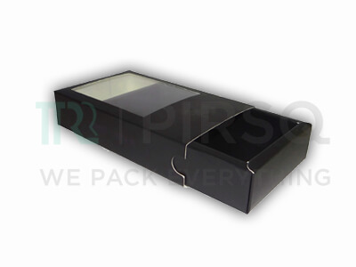 Customized Paper Box With Window | W-2" X L-4.5" X H-7.5" Image