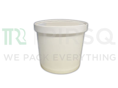 Paper Container with Paper Lid | 1000 ML Image