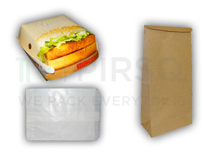 Burger Box | French Fries Pouch Combo Image