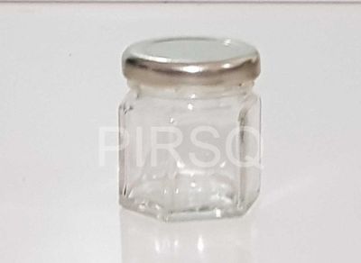 Coffee Beans Small Glass Jar | With Lid | 45 ML Image