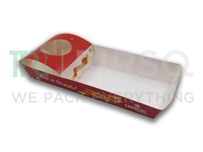 Nugget Tray | Paper Tray Without Lamination | Rectangular Image