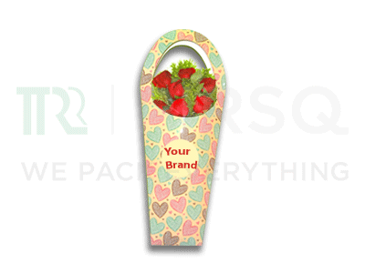 Customized Paper Flower Carry Bag Image