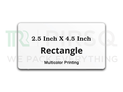 Paper Stickers | Rectangle | 2.5" X 4.5" Image
