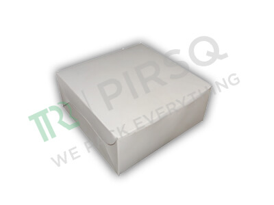 Good Quality White Cake Box | 5" x 5" x 3" Image