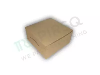 Paper Box Brown Color | 4" X 4" X 2"