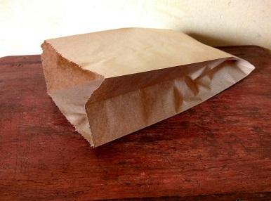 Folding Paper Bag Brown Color | 22 CM X 32 CM | 1 KG Image