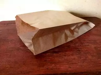 Folding Paper Bag Brown Color | 22 CM X 32 CM | 1 KG