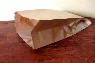 Folding Paper Bag Brown Color | 26 CM X 36 CM | 2 KG 