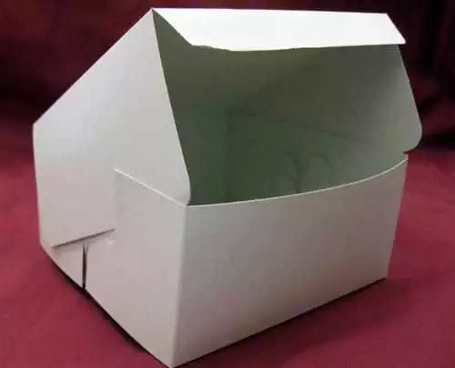 White Cake Box | 5" x 5" x 3"