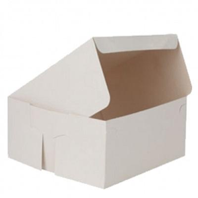 Cake Box White Color | 10" x 10" x 4" Image