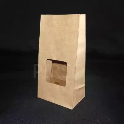 Stand Up Paper Bag  Brown Color | H-9" x W-4.5" x B-3"