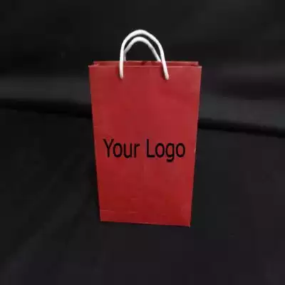 Paper Bag With Handle | H-9" x L-7" x G-1.5"