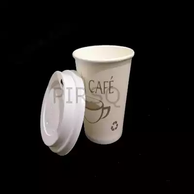 Customized Paper Cup With Lid | 250 ML