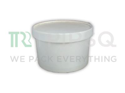 Paper Container with Paper Lid | 500 ML Image