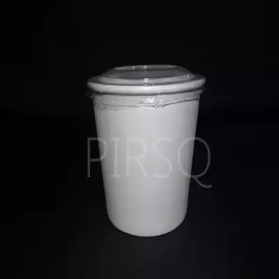 Customized Paper Container With Plastic Lid | 1 Liter