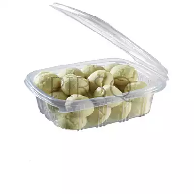 Cookie Container With Lid | Transparent | Hinged | 800 ML