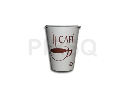 Customized Paper Cup With Lid | 350 ML Image