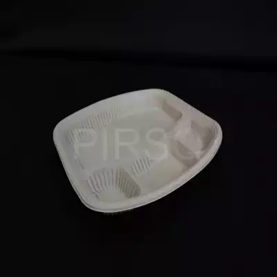 Cornstarch Meal Tray | Biodegradable | 4 Section