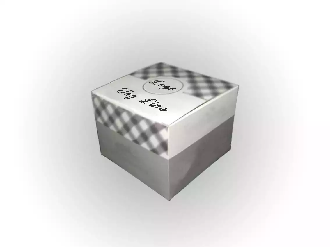 Cake Box | W-4" X L-4" X  H-3" | 250 Gram