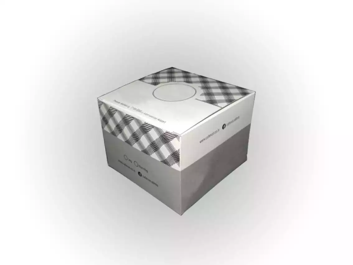 Paper Box With Logo | L - 4" X W - 4" X H - 3"