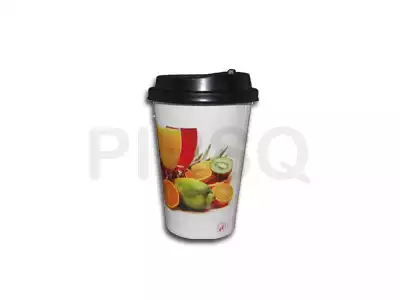 Paper Cup With Lid | Single Coated | 300 ML