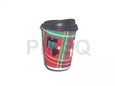 RIPPLED PAPER CUP With Lid | 250 ML