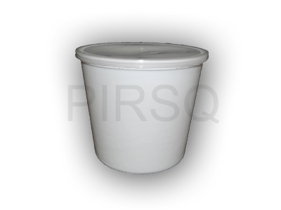 White Round Plastic Container | 2500 ML Image