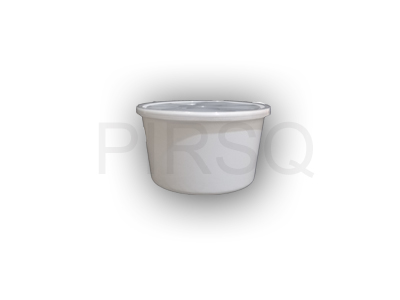 White Round Plastic Container | 1000 ML Image