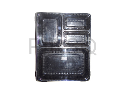Meal Tray With Lid | 4 Compartment Image
