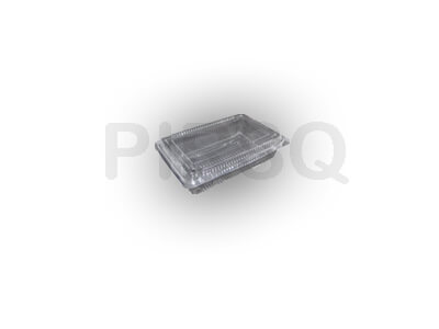 Transparent Sweet Box with lid | Square | 50 Grams Image