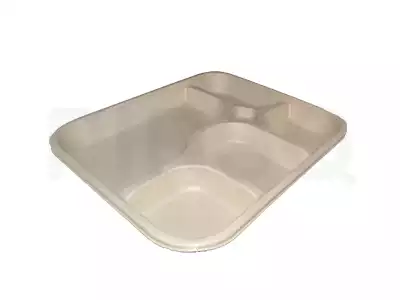 Bagasse Meal Tray With 5 Compartment