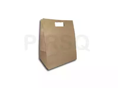 D Cut Paper Bag | H - 9" X L - 6.5" X G - 4"