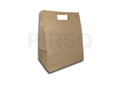 D Cut Paper Bag | H - 11" X L - 9" X G - 6" Image