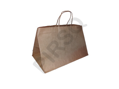 Brown Paper Bag With Handle | W-34 X L-37 X H-29 Image